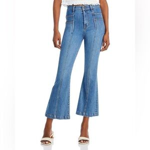 VERONICA‎ BEARD Carson High Rise Ankle Flare Jeans Great Escape Wash